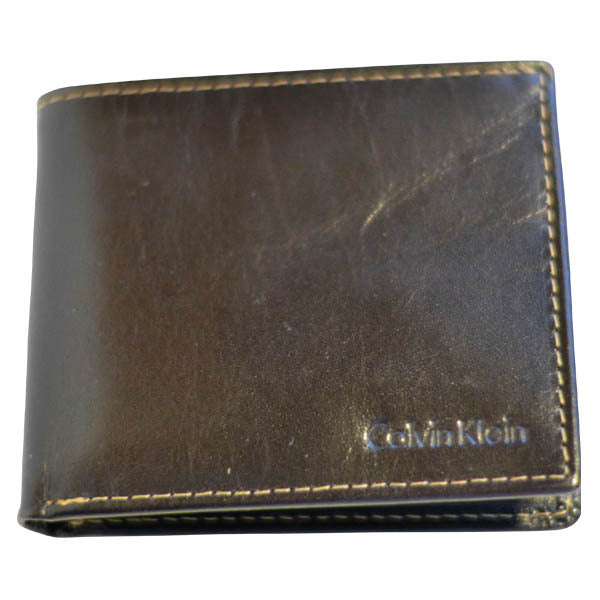 Calvin Klein Billfold Wallet - Mahagony