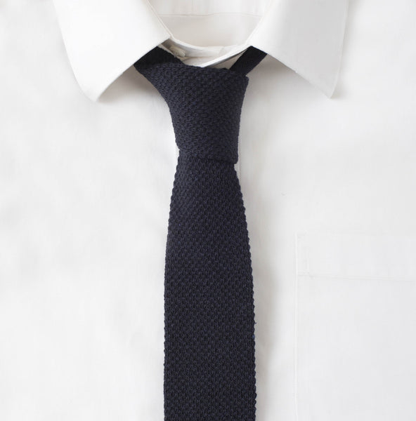 Cotton Blue & Green Plaid Tie