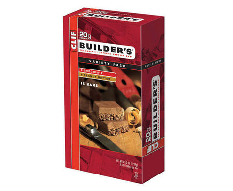 Clif Bar Builder's Bar - Variety Pack of 18