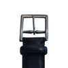 Coach Double-Stitch Black Leather Belt