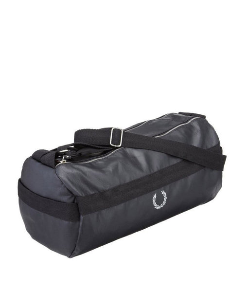 Fred Perry Deconstructed Black Barrel Duffle Bag