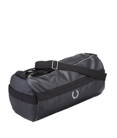Fred Perry Deconstructed Black Barrel Duffle Bag