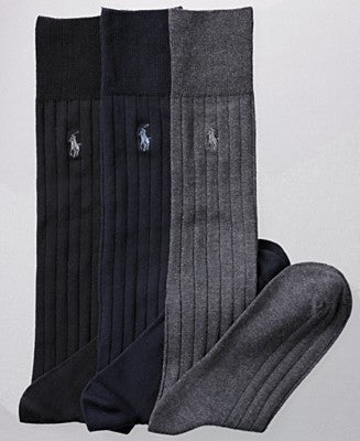Polo Ralph Lauren 3-Pack Men's Dress Socks